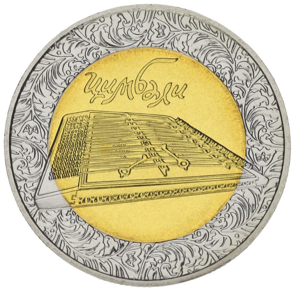 Коллекционная монета Украина 5 гривен 2006 Цимбалы UNC (KM # 402)