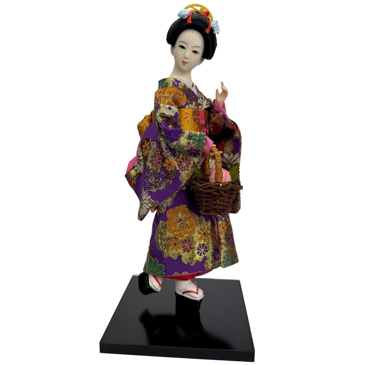 Китайская кукла нинге Девушка с корзиной 30 см Разноцветный (C6000)