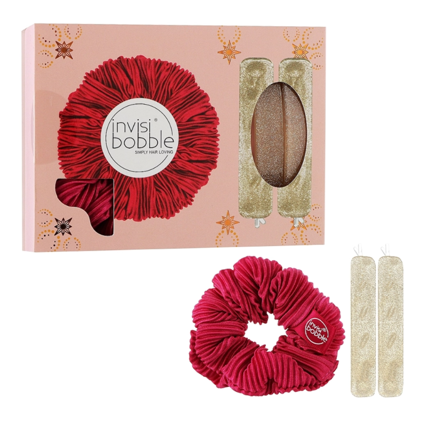 Подарочный набор резинка и заколки Invisibobble GIFT SET What a Blast