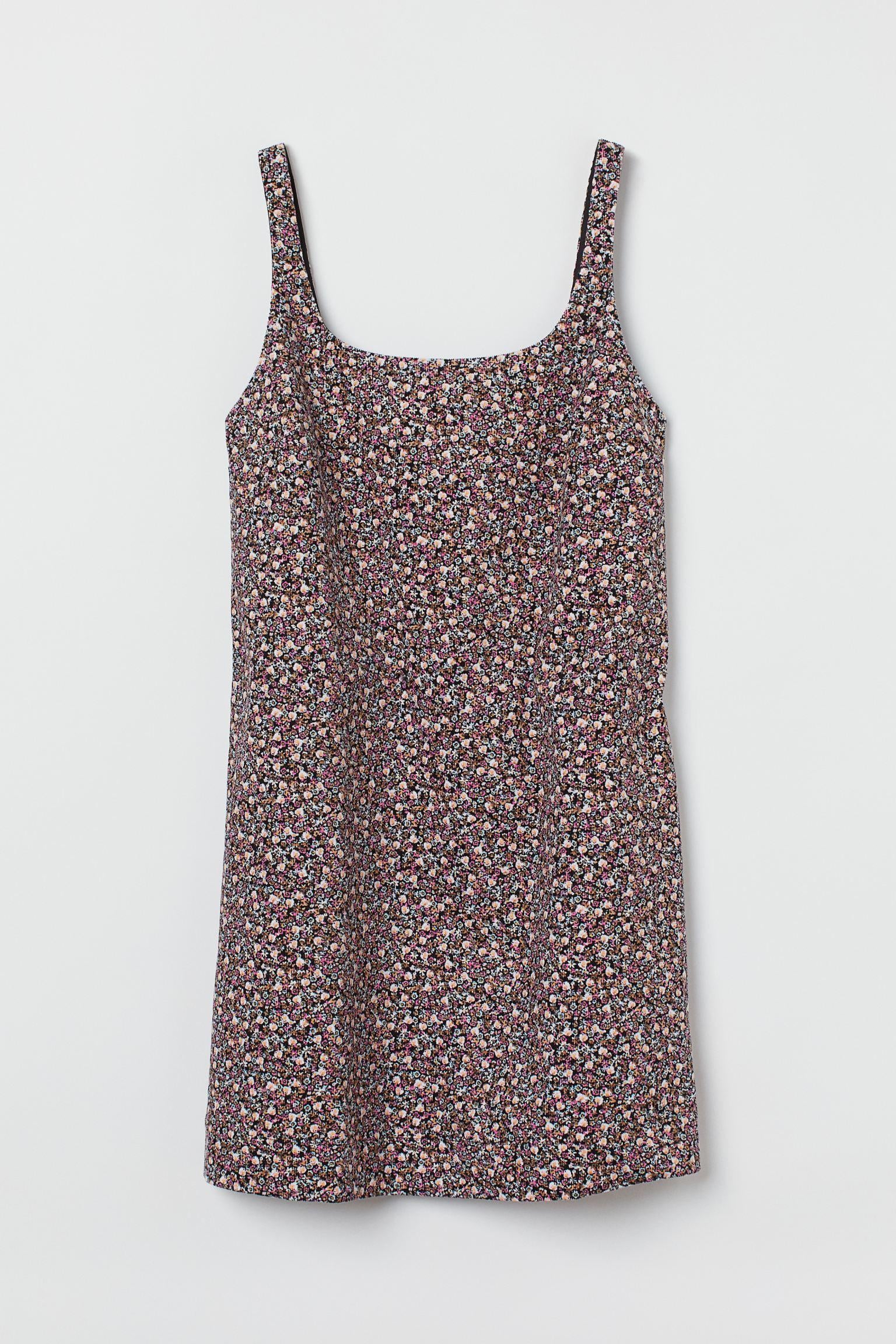 Сукня H&M Квіти L Чорно-рожевий (XS16071005562)