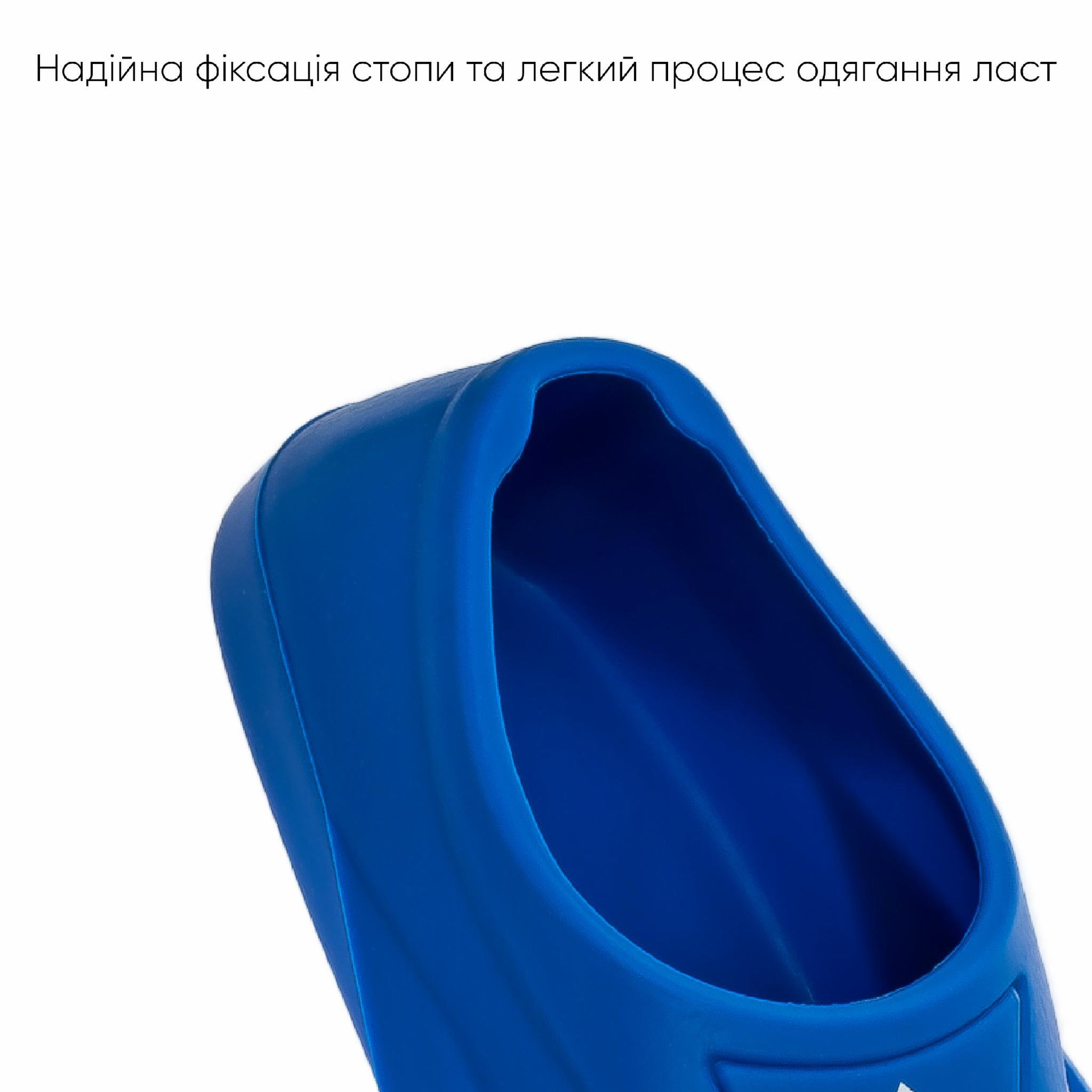 Ласты короткие для тренировки в бассейне Renvo Criz с закрытой пяткой р. 36-38 Синий (SF120-04 36-38) - фото 7