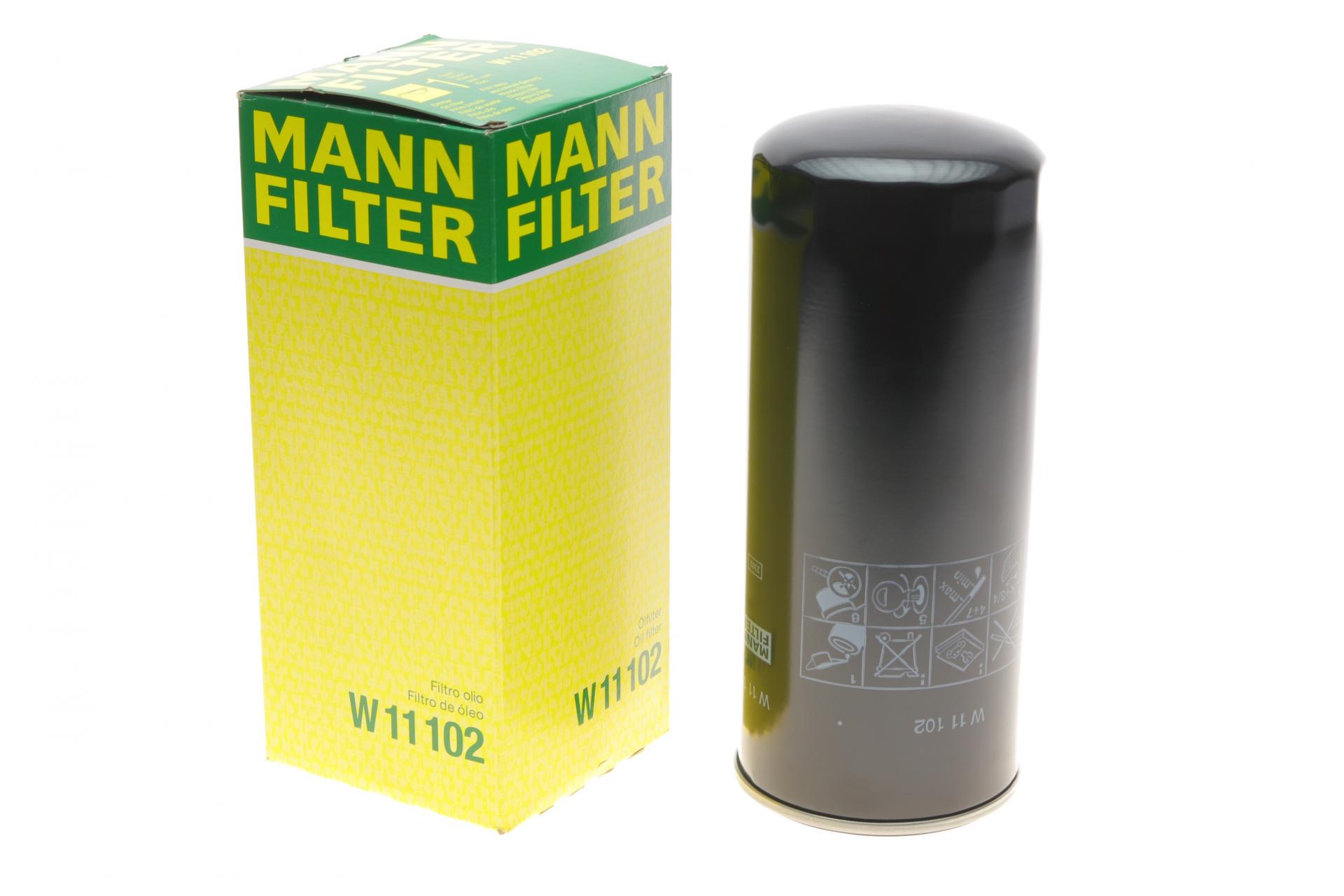 Фильтр масляный Mann-Filter для Iveco M/MK/PA-Serie 6,1 83-93 (W 11 102)