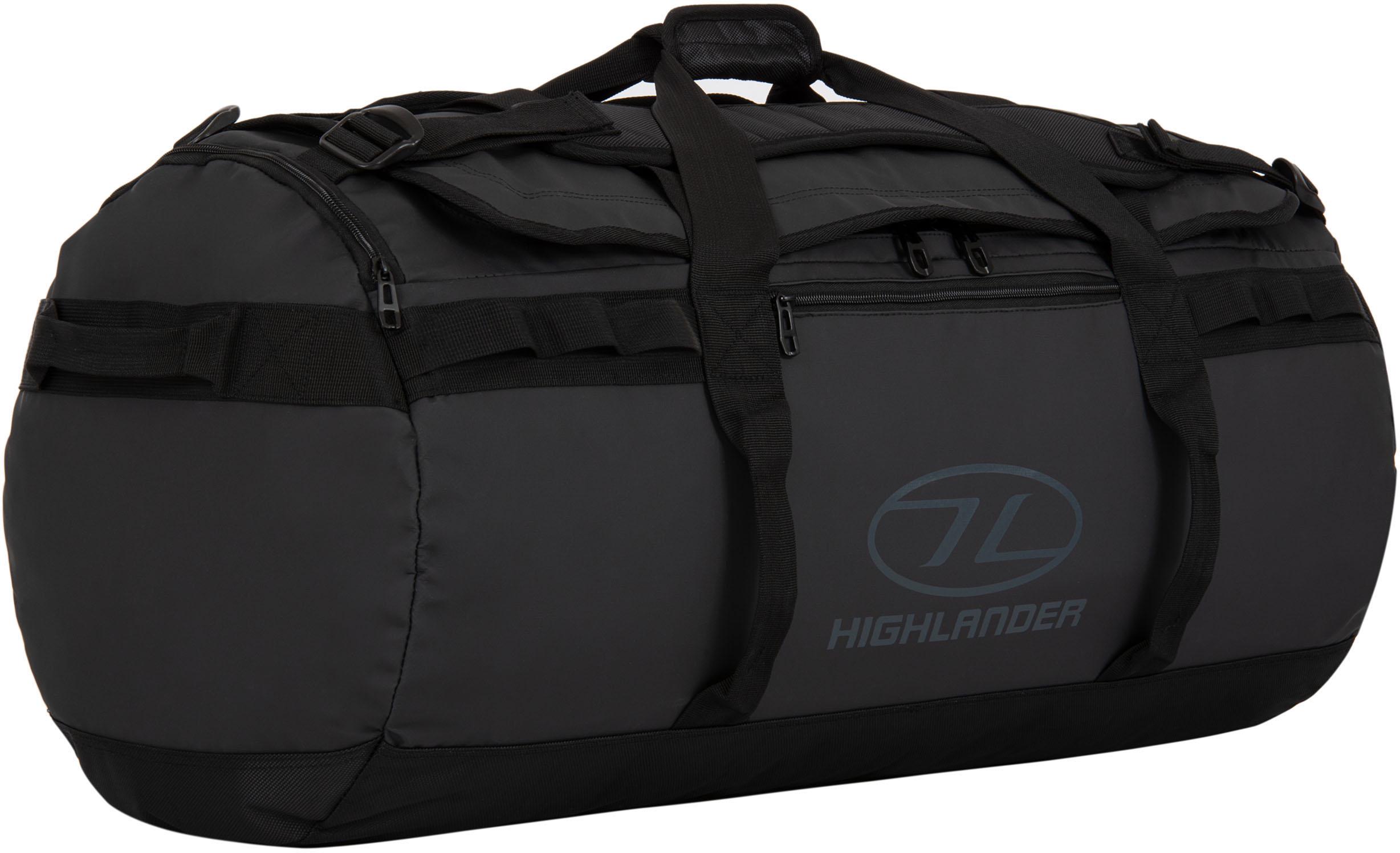 Сумка дорожная водозащитная Highlander Storm Kitbag 90 л Black (DB124-BK)
