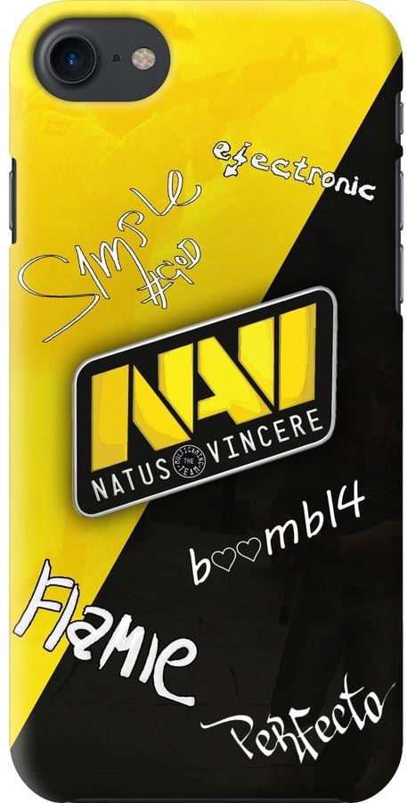 Чохол силіконовий FTS для Apple iPhone SE 2020 Natus Vincere Автографи (600768CSAVV)