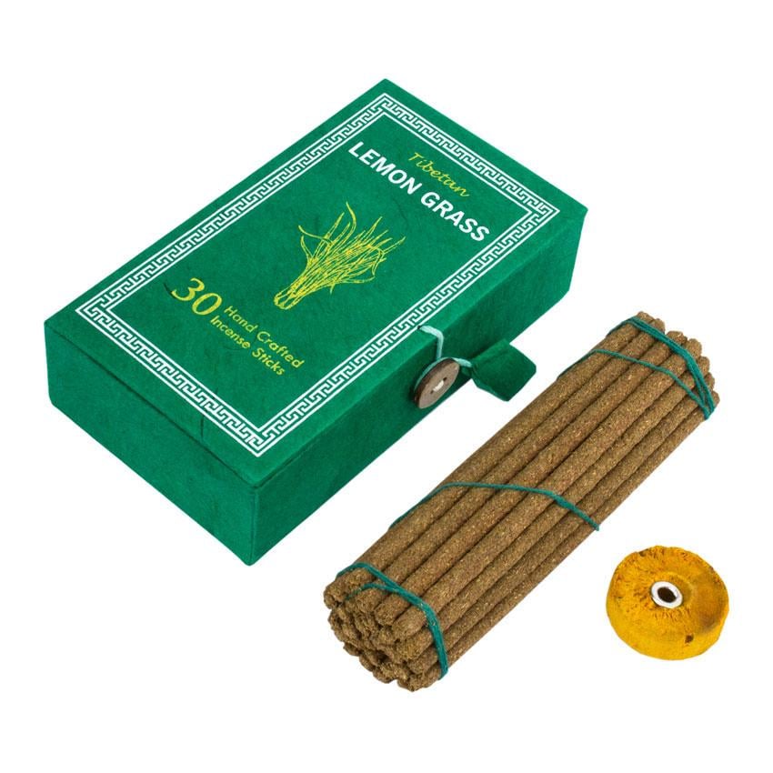 Благовония PP-BOX Tibetan Lemon Grass в подарочной упаковке 11,5 см Зеленый (26745)