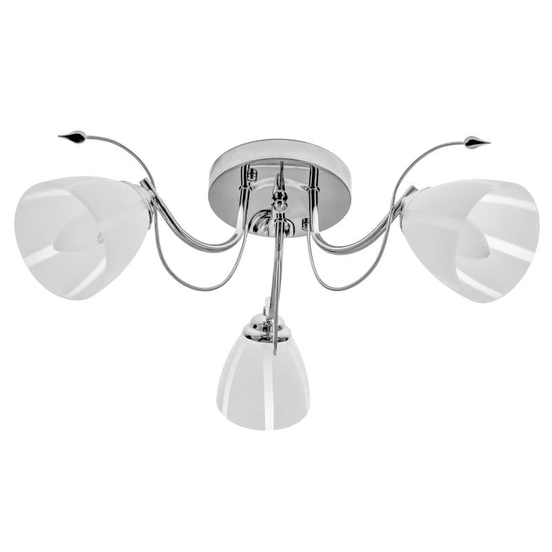 Люстра потолочная Brille LK-622S/3 E27 CH на 3 плафона