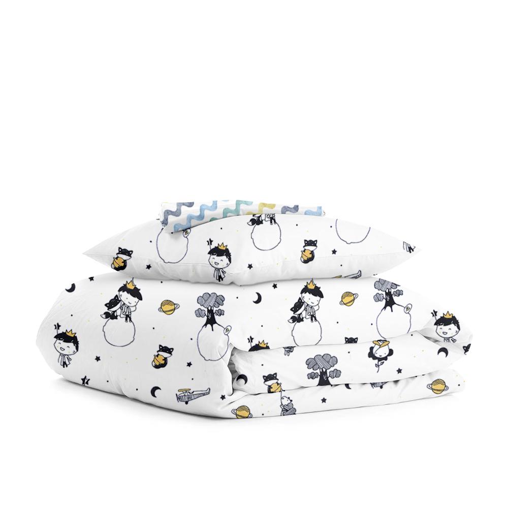 Комплект дитячої постільної білизни Cosas Little Prince Wave 110х140 см на резинці (4822052074541)