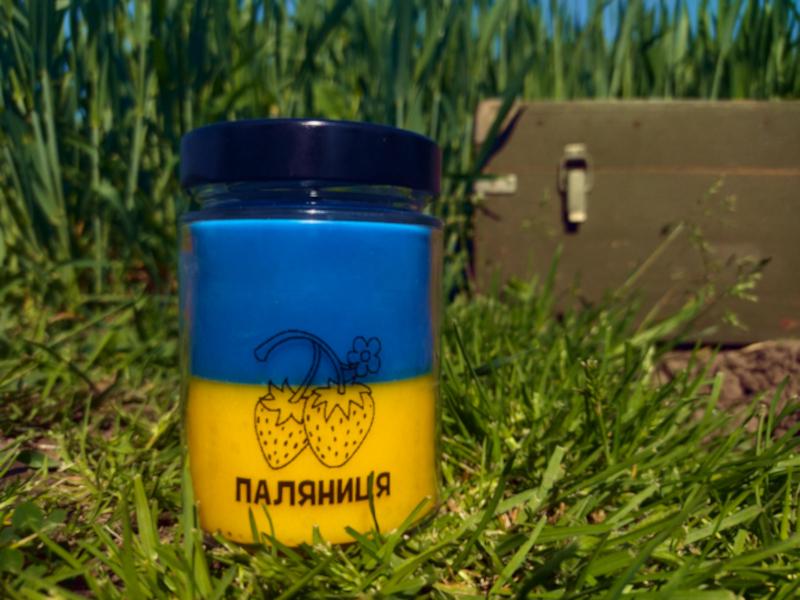 Свічка Паляниця Квітковий 300 г (702_19-201) - фото 2