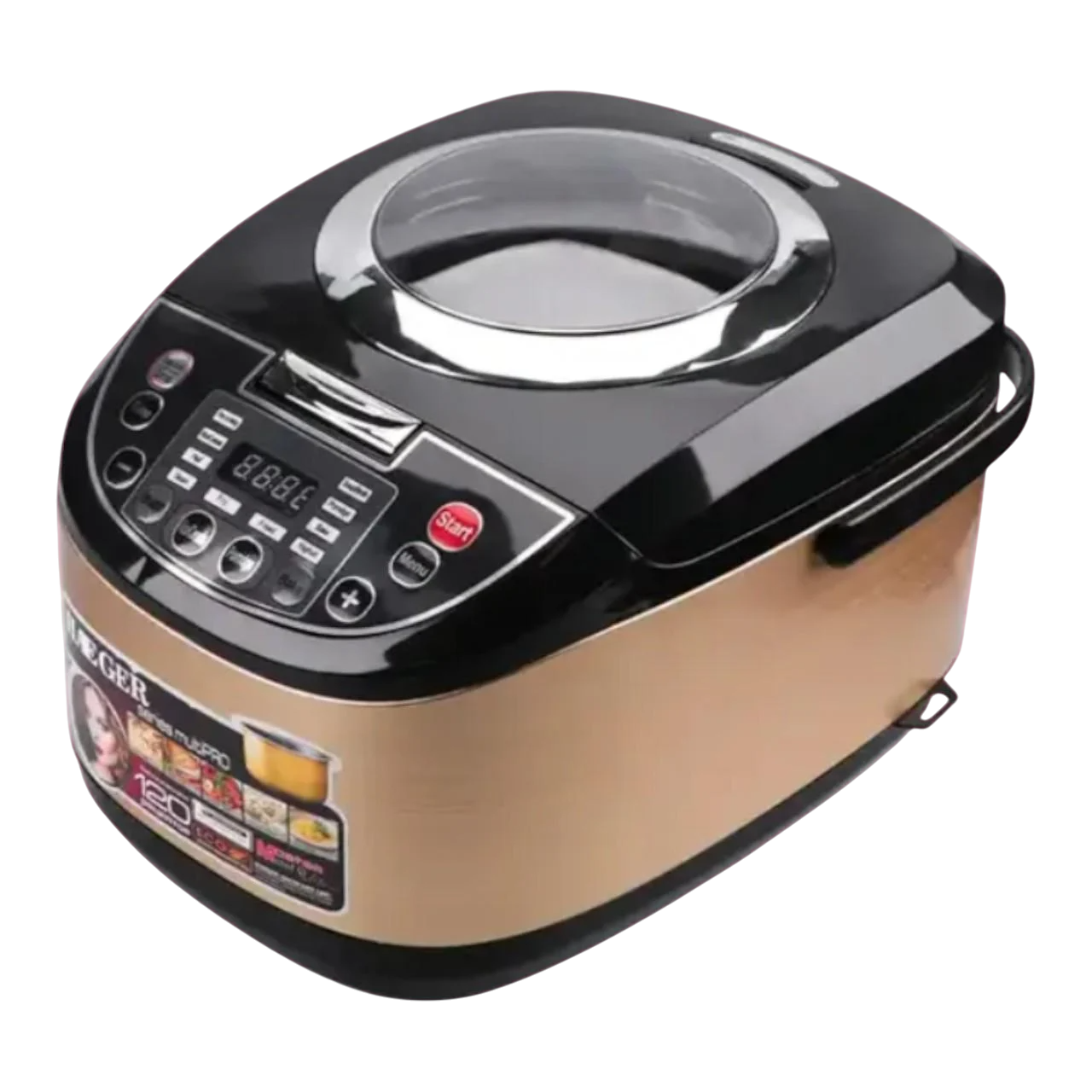 Мультиварка электрическая BITEK BT-76783 с функцией фритюрницы с дисплеем на 21 программу 900 Вт 5 л (є158) Мультиварка электрическая BITEK BT-76783 с функцией фритюрницы с дисплеем на 21 программу 900 Вт 5 л (є158)