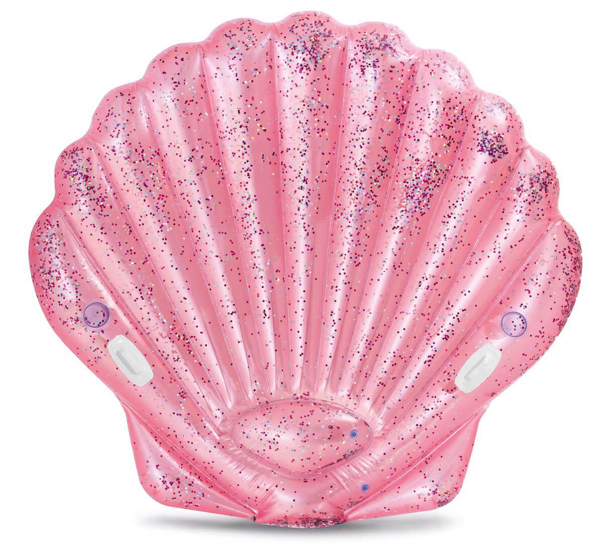 Надувний плотик Intex 57257 Мушля EU Рожевий (A57257)