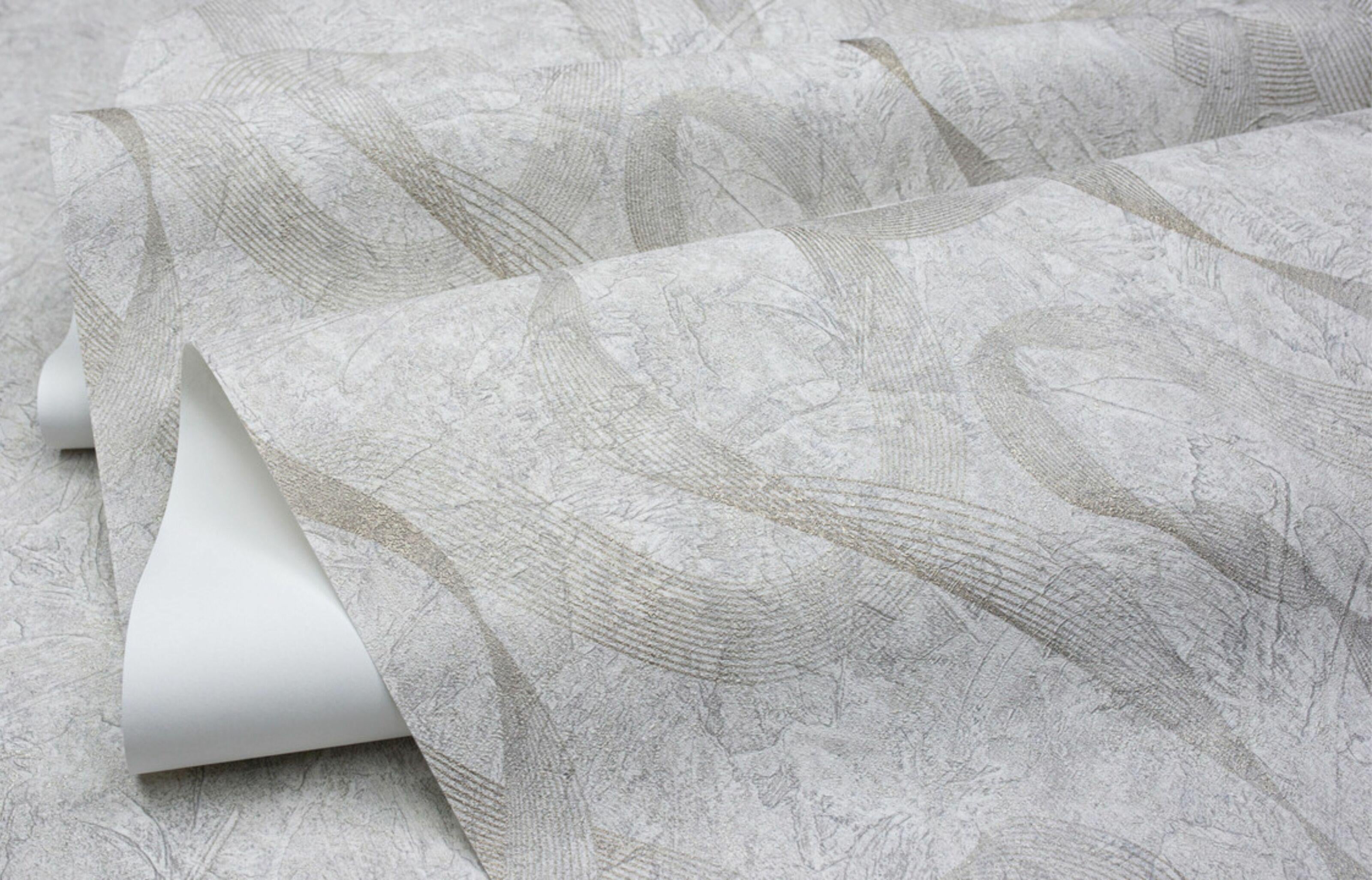 Обои флизелиновые SINTRA Impulse 532546 винил горячего тиснения 1,06х10,05 м Серый