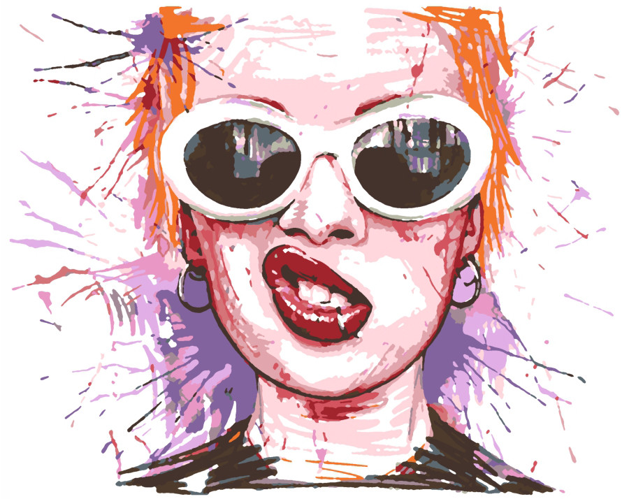 Картина по номерам Rosa Улыбка 30х30 см (N00013116)