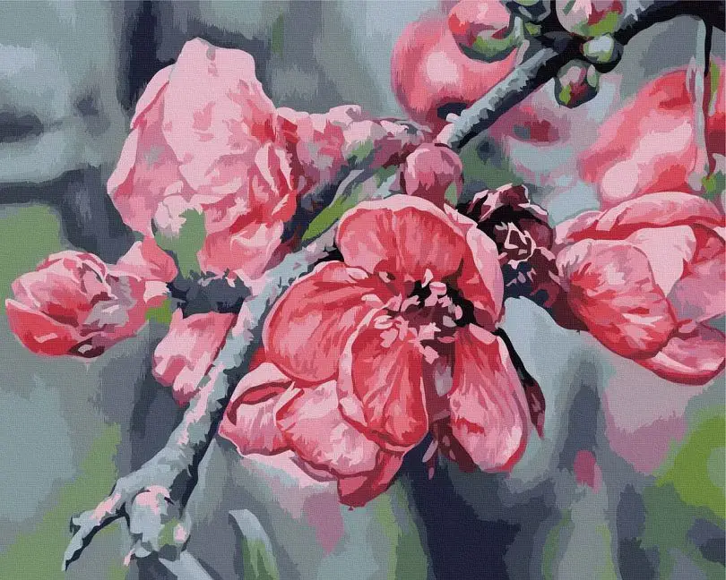 Картина по номерам Brushme Ветка яблони 40x50 см (BRM6621)