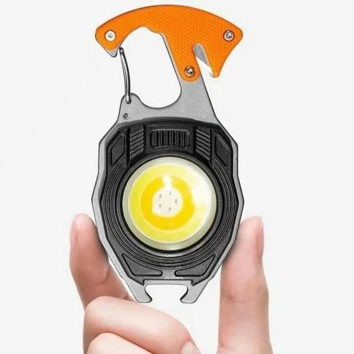 Ліхтарик акумуляторний LED з Type-C 7 режимів з прикурювачем/ карабіном/магнітом - фото 3 Ліхтарик акумуляторний LED з Type-C 7 режимів з прикурювачем/ карабіном/магнітом - фото 3