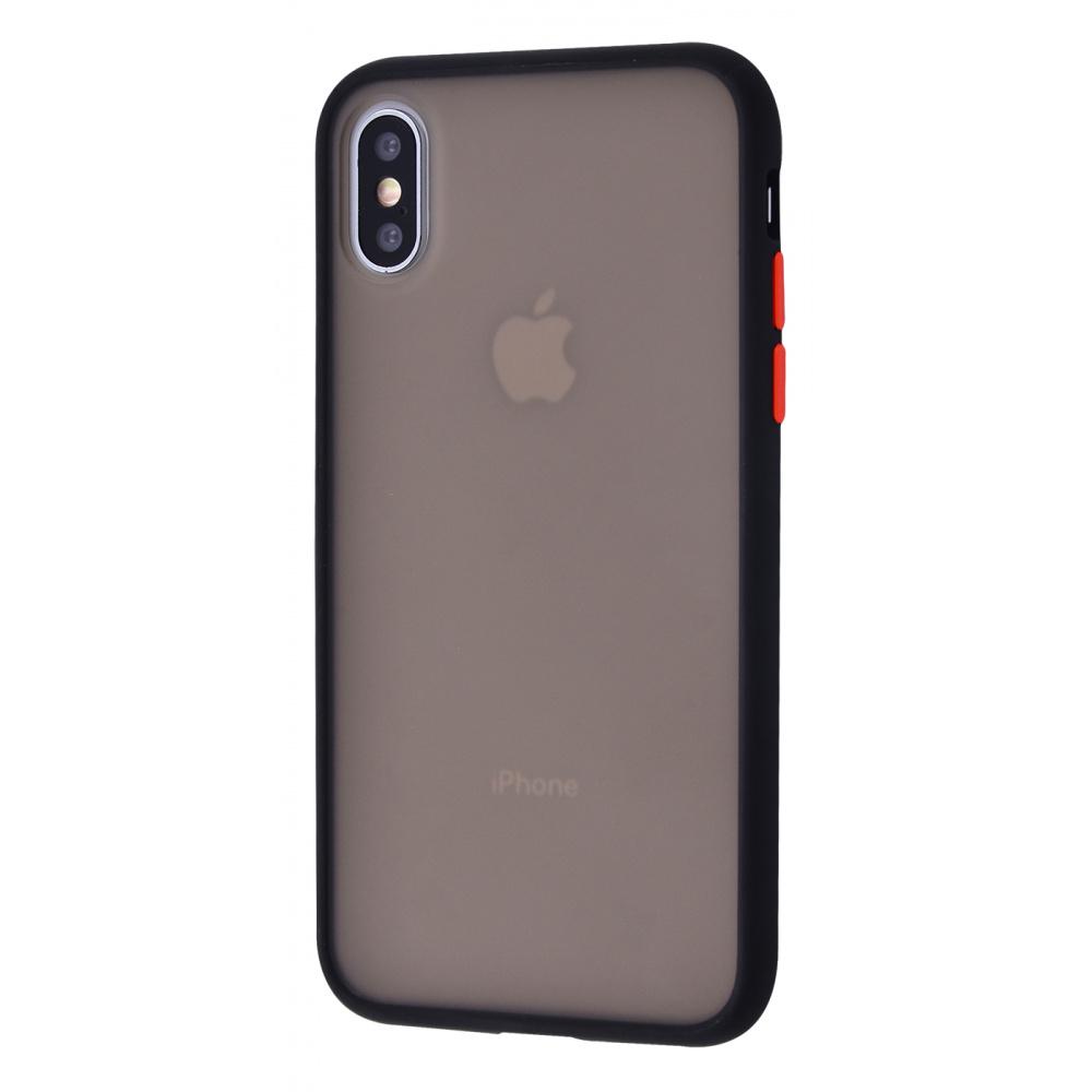 Чохол PRC Shadow Matte case PC/TPU для iPhone XS Max Black