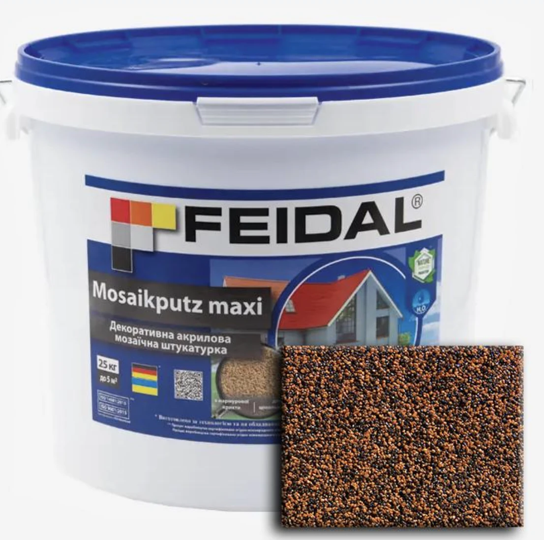 Декоративна штукатурка акрилова мозаїчна Feidal Mosaikputz maxi C35 15 кг (1886455814)