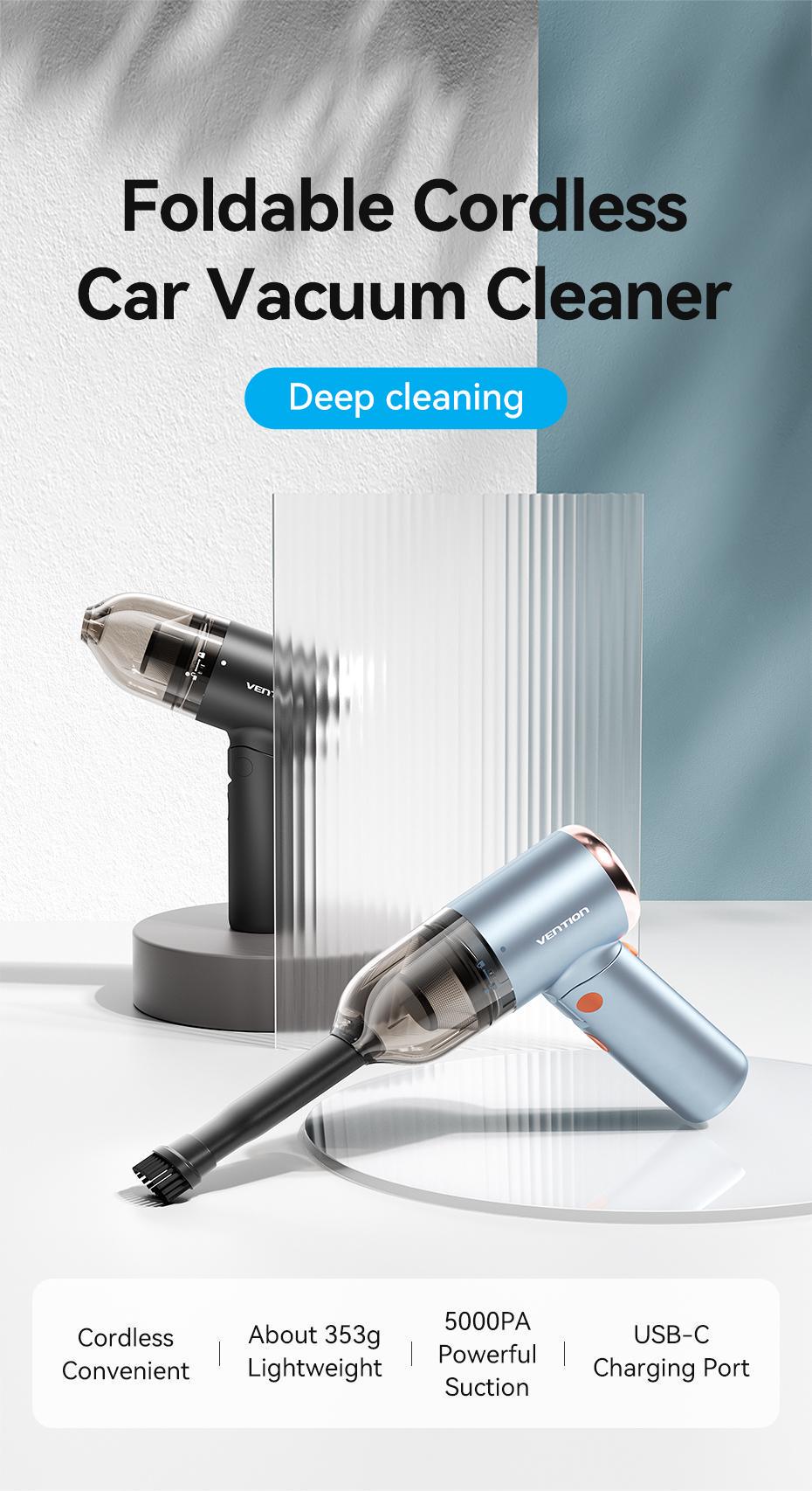 Автопилосос бездротовий Vention 70W 5000Pa Синій (KRAL0) - фото 2