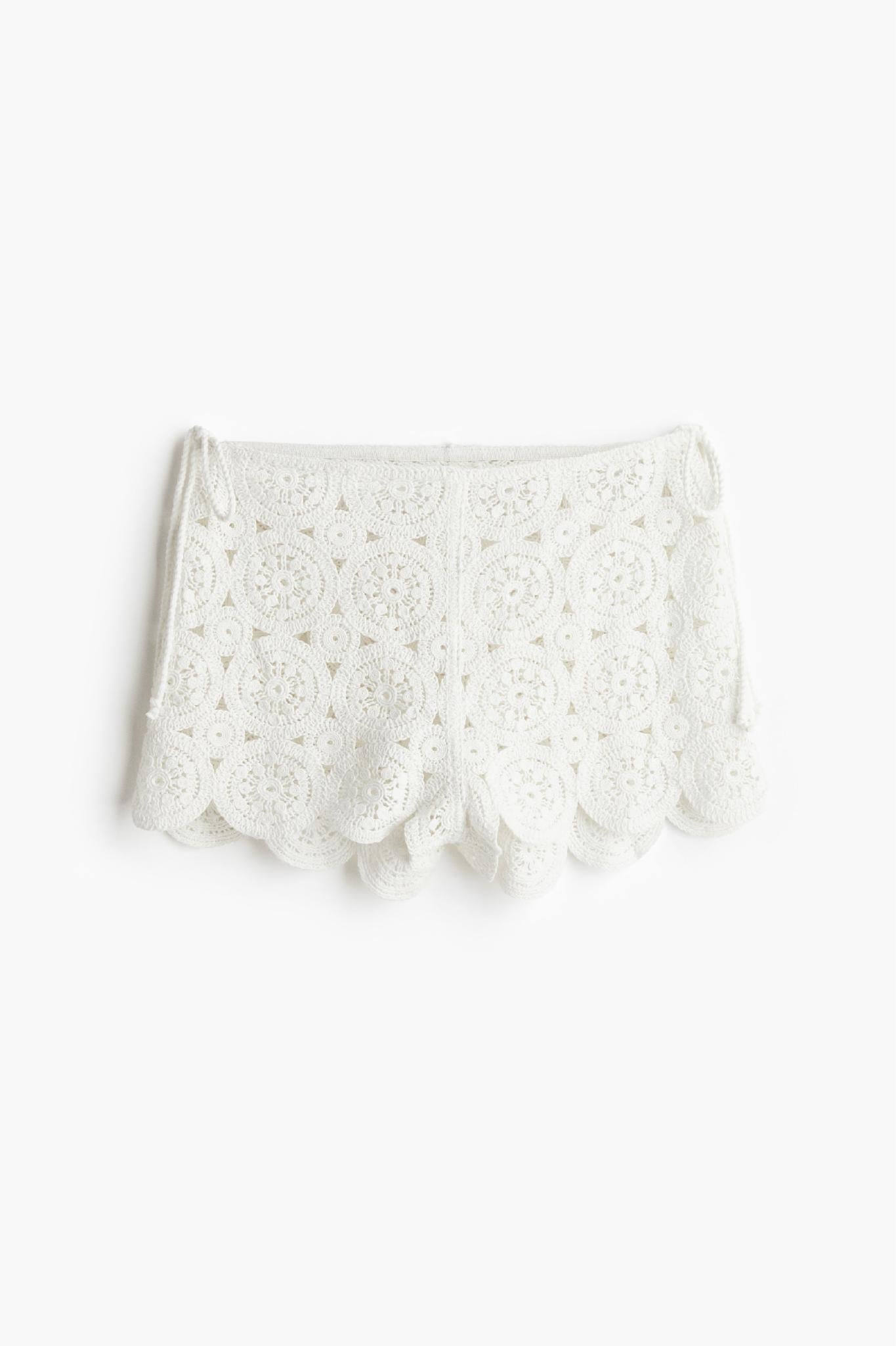 Шорты H&M 1249543 S Белый