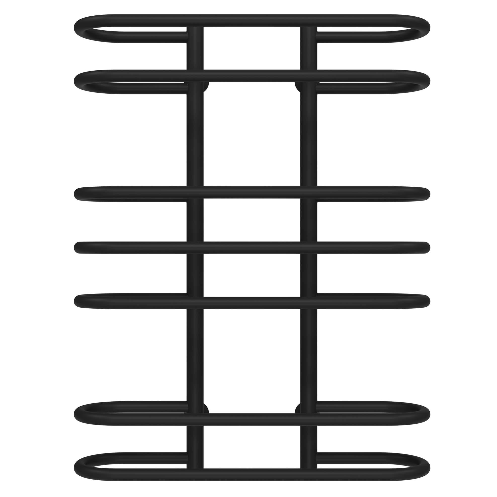 Полотенцесушитель водяной Deffi Британика П7 нижнее подключение нержавеющая сталь 600х800 мм Черный (C.BR.80.60.7.B.A)