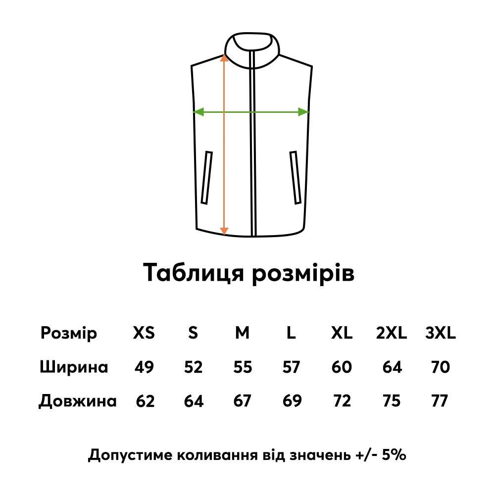 Жилет стеганый Ranger с воротником-стойкой M Синий - фото 2