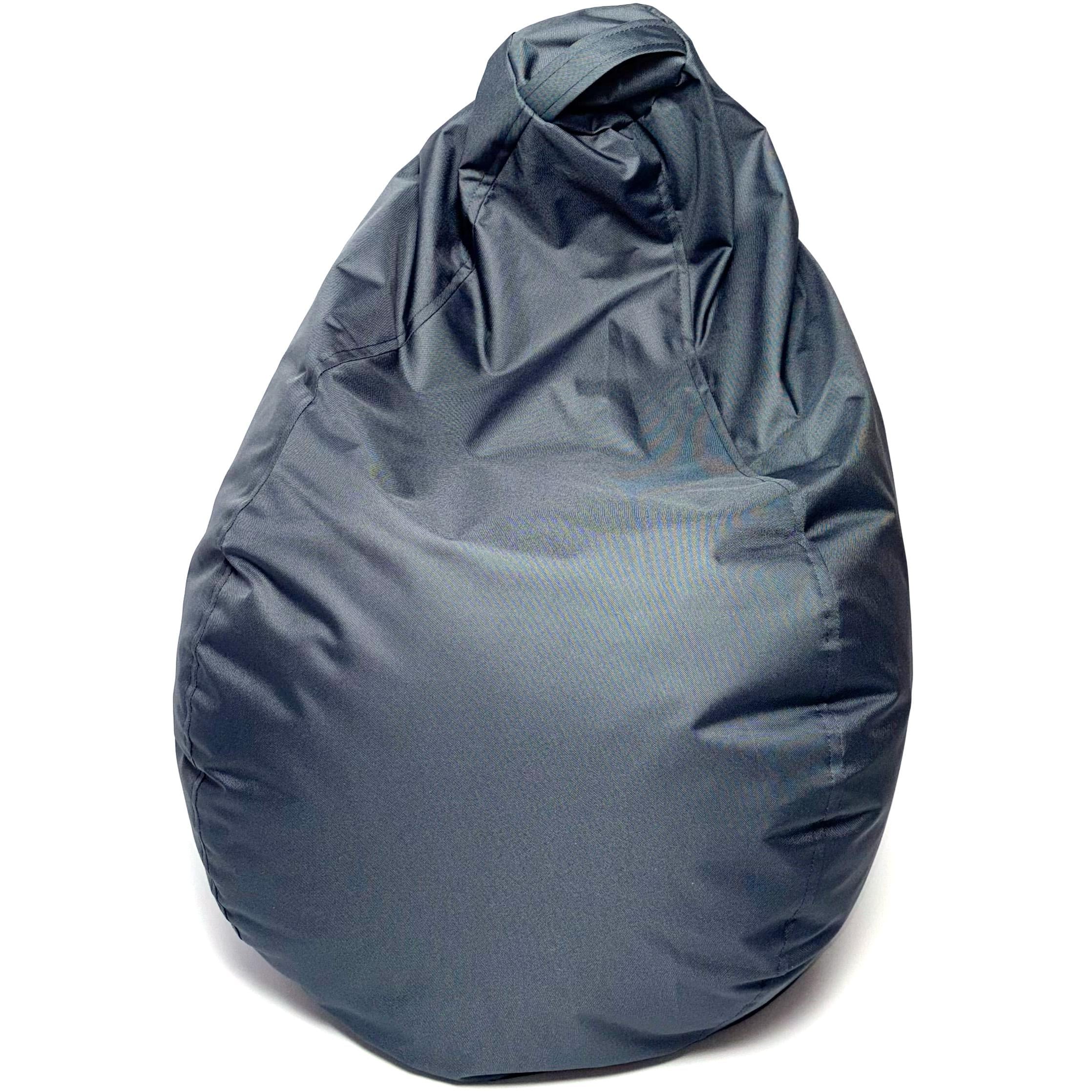 Кресло-мешок Груша Софт 100x70 см Orange-Line Темно-серый (408828)