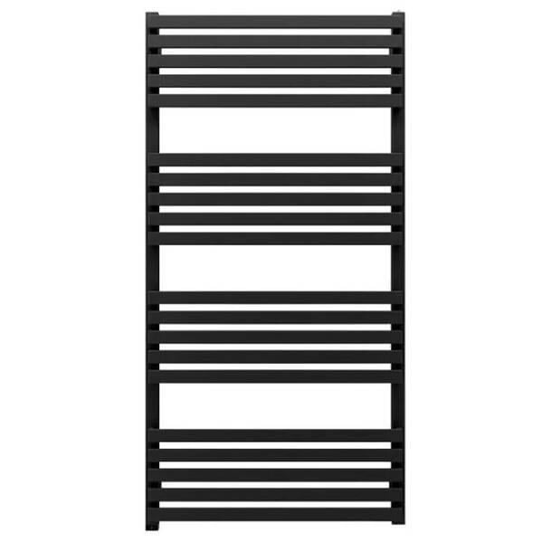Рушникосушарка електрична Terma Quadrus Slim One 1185х450 мм 600 Вт Чорний матовий