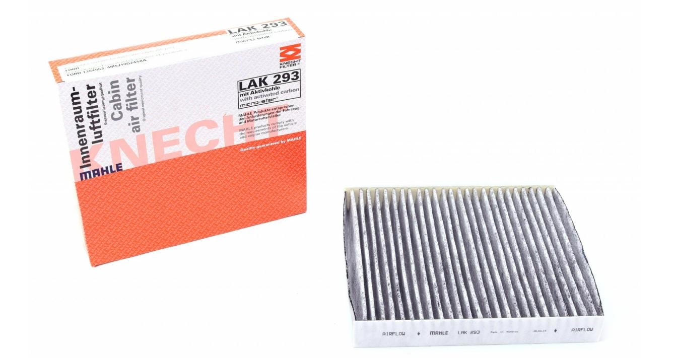 Фильтр салона KNECHT для Ford Focus 1,6i-2,0TDCI 04- угольный (LAK 293)