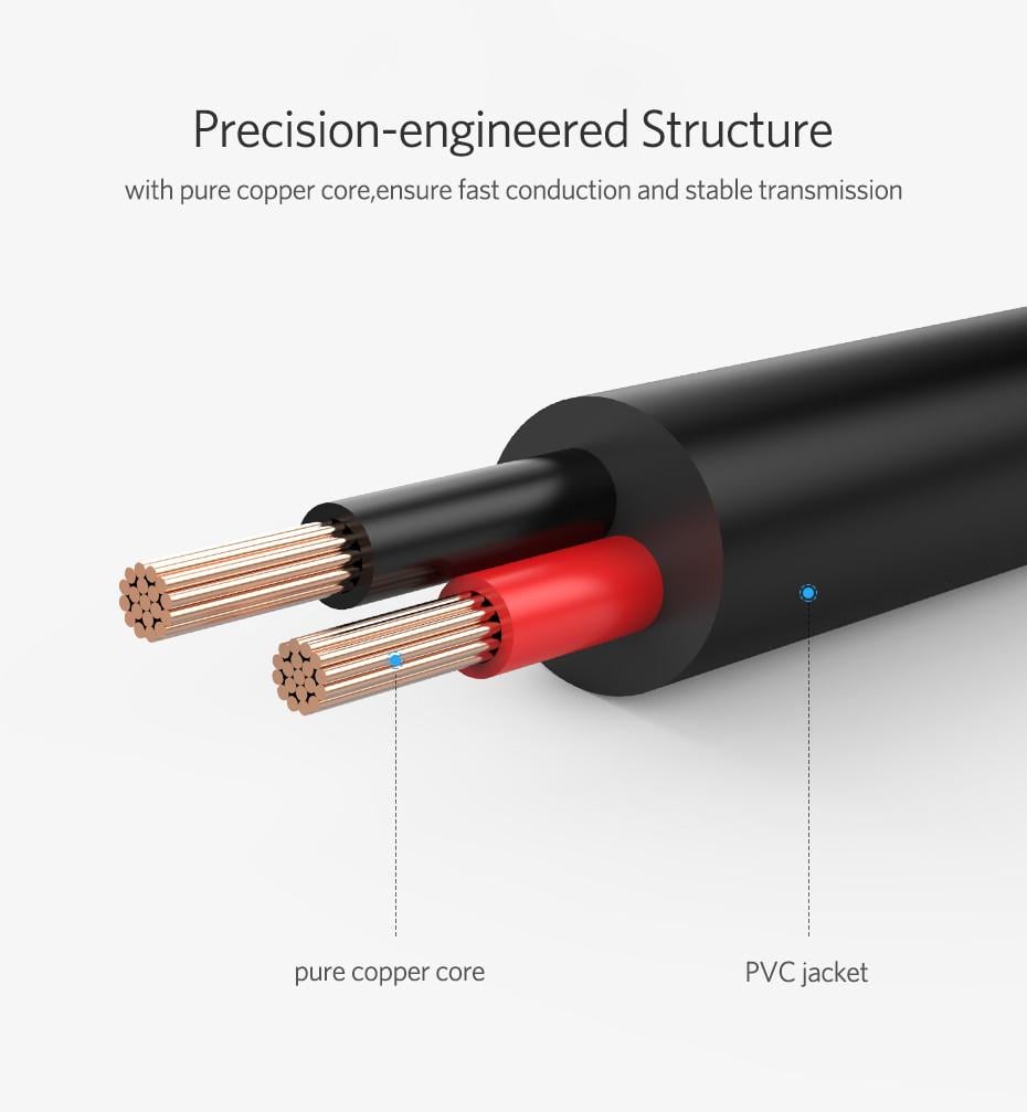 Кабель Ugreen USB 2,0 to DC 3,5 1,35 мм 1 м Black (10376) - фото 8 Кабель Ugreen USB 2,0 to DC 3,5 1,35 мм 1 м Black (10376) - фото 8