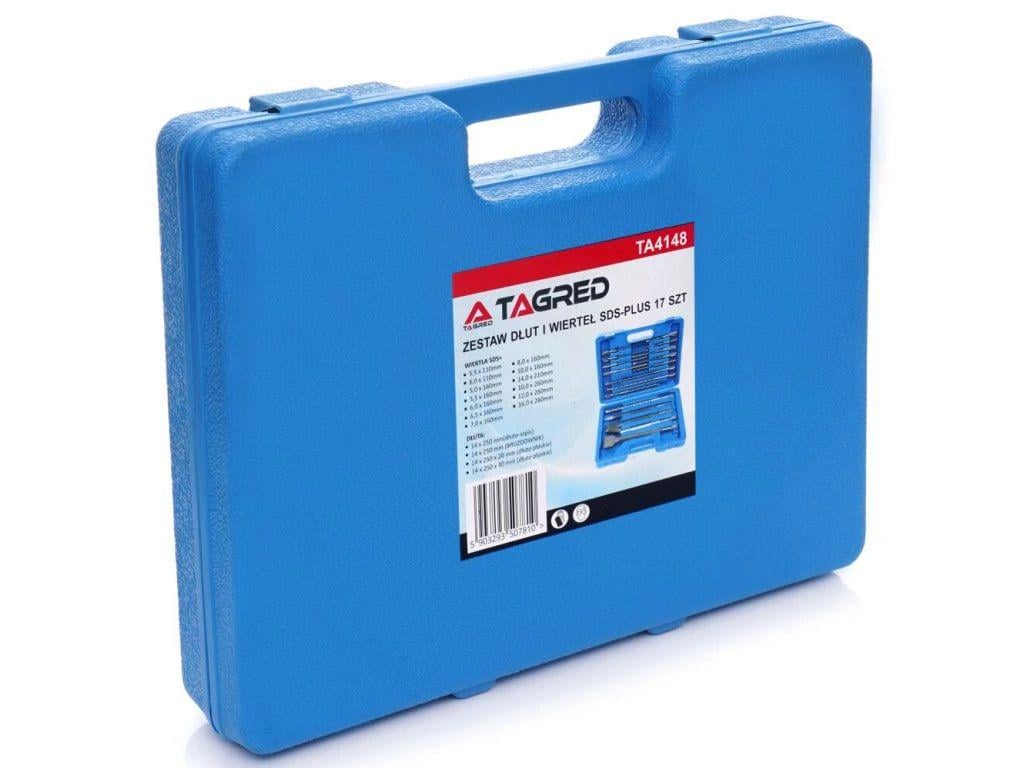 Набір свердл та зубил по бетону TAGRED TA4148 17 шт. (TA4148) - фото 4