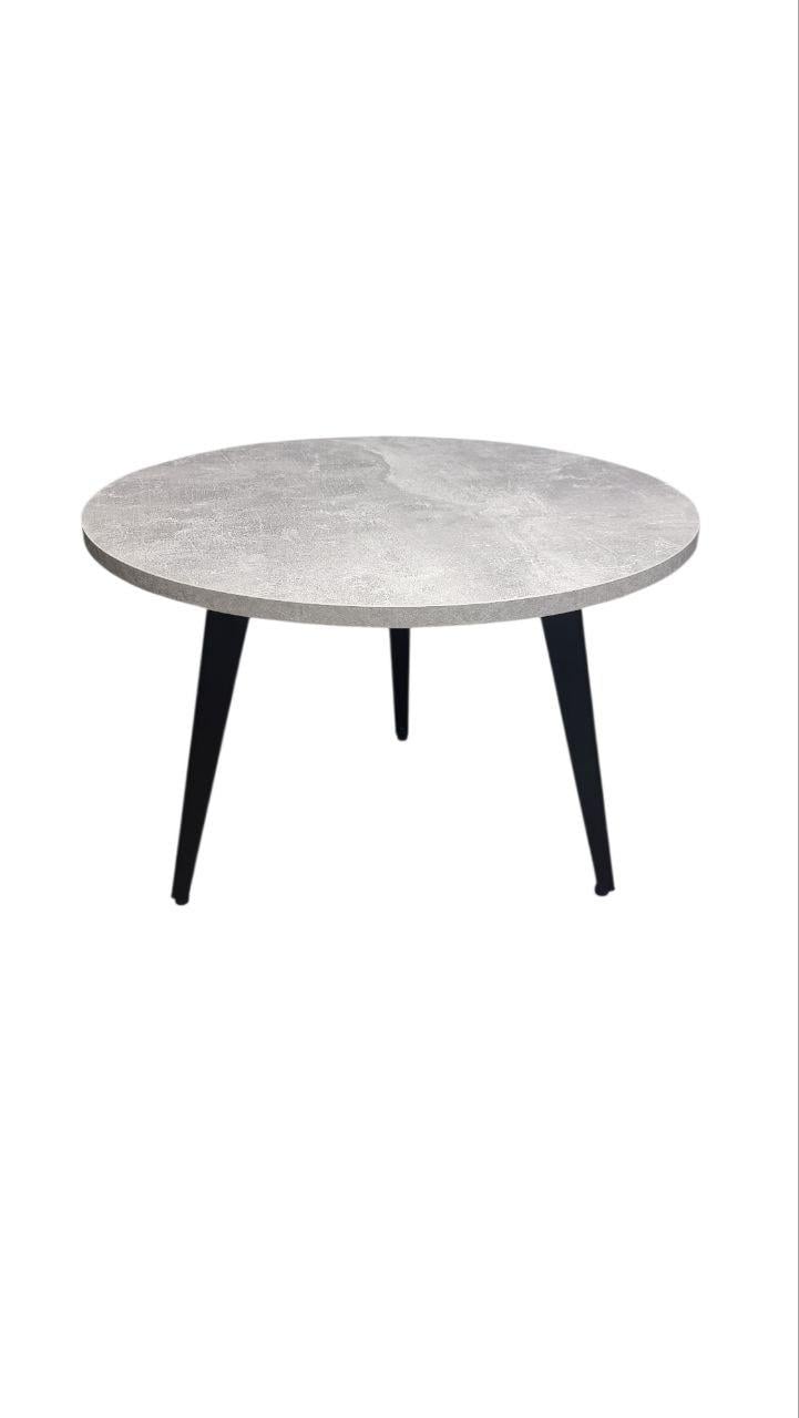 Стол журнальный Dinat Round stilo 600х600х420 мм Индастриал/Черный Стол журнальный Dinat Round stilo 600х600х420 мм Индастриал/Черный