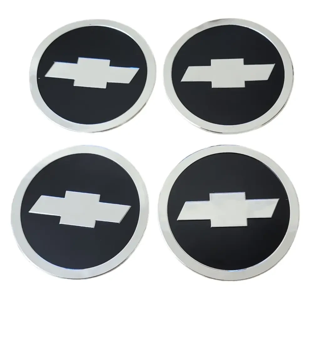 Наклейки на колпаки Chevrolet 90 мм 4 шт.