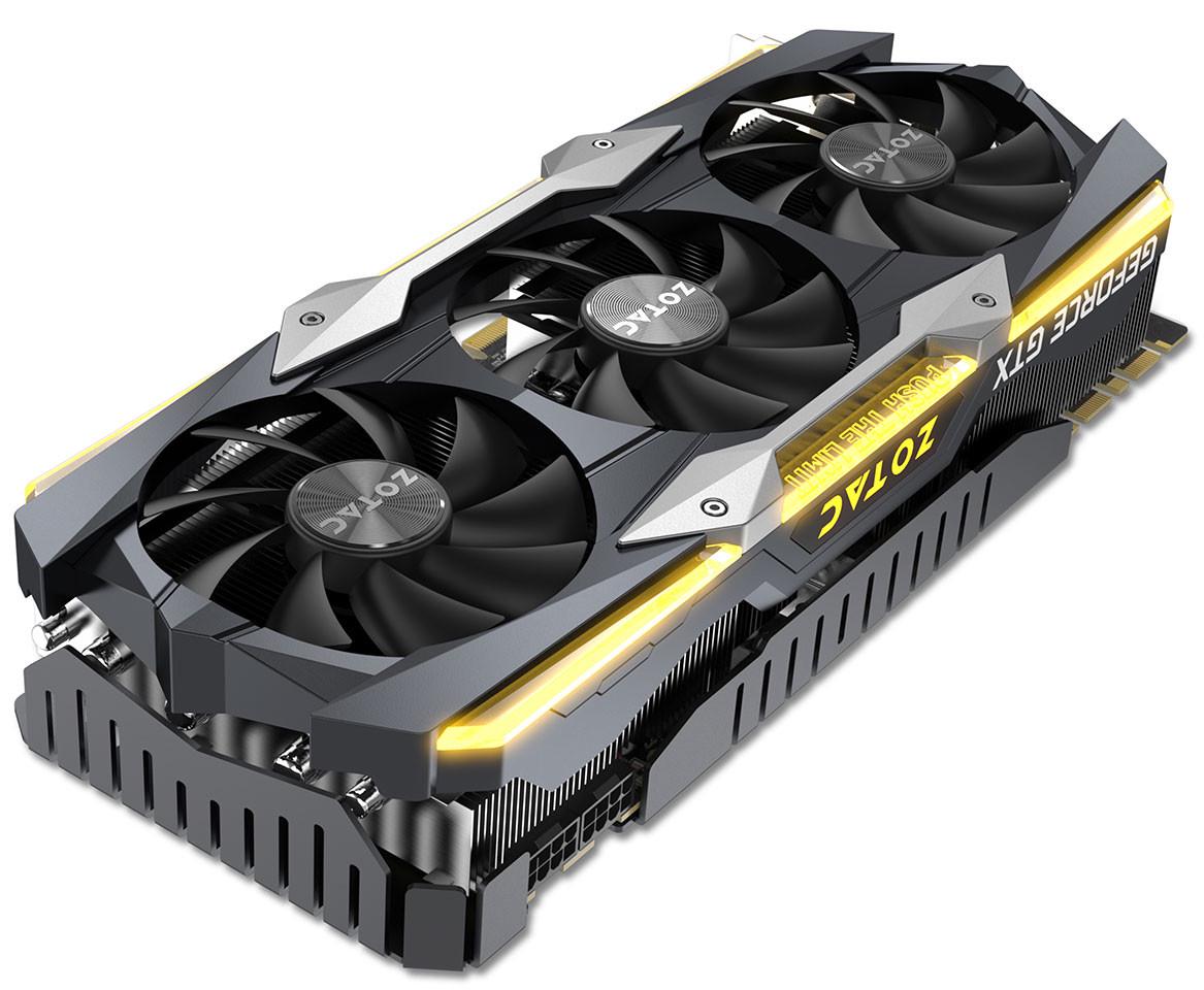 Відеокарта Zotac GTX 1080Ti AMP Extreme Core Edition (925) - фото 2 Відеокарта Zotac GTX 1080Ti AMP Extreme Core Edition (925) - фото 2