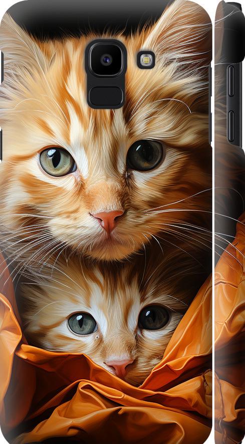Чехол на Samsung Galaxy J6 2018 Котики 2 (5664m-1486-42517)