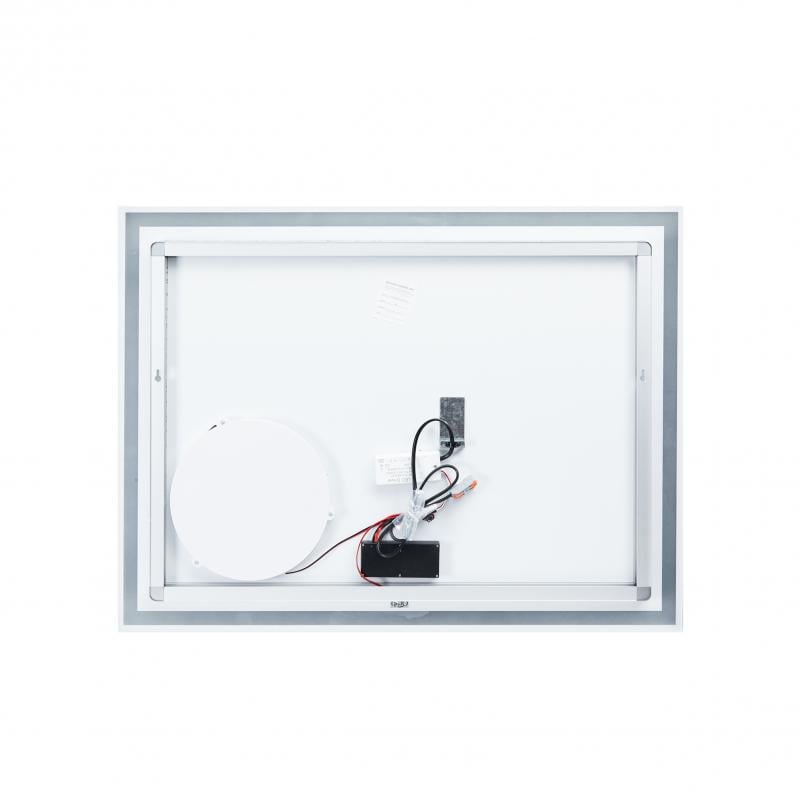 Дзеркало настінне прямокутне Qtap Stork LED touch switch 800х600 мм (10842622) - фото 5