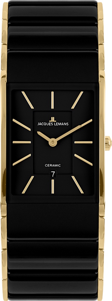 Наручные часы женские Jacques Lemans Dublin 1-1939E со стальным корпусом/сапфировым стеклом WR 50 м и черным циферблатом Наручные часы женские Jacques Lemans Dublin 1-1939E со стальным корпусом/сапфировым стеклом WR 50 м и черным циферблатом