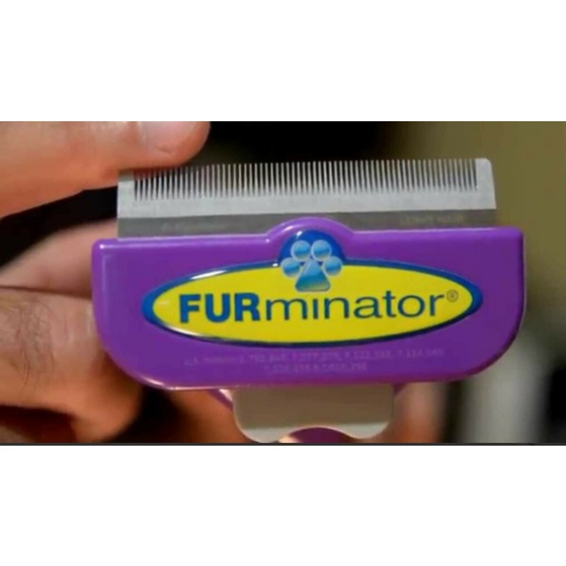 Фурмінатор з кнопкою FURminator для видалення вовни собак та котів L леза 6,5 см (44) - фото 6