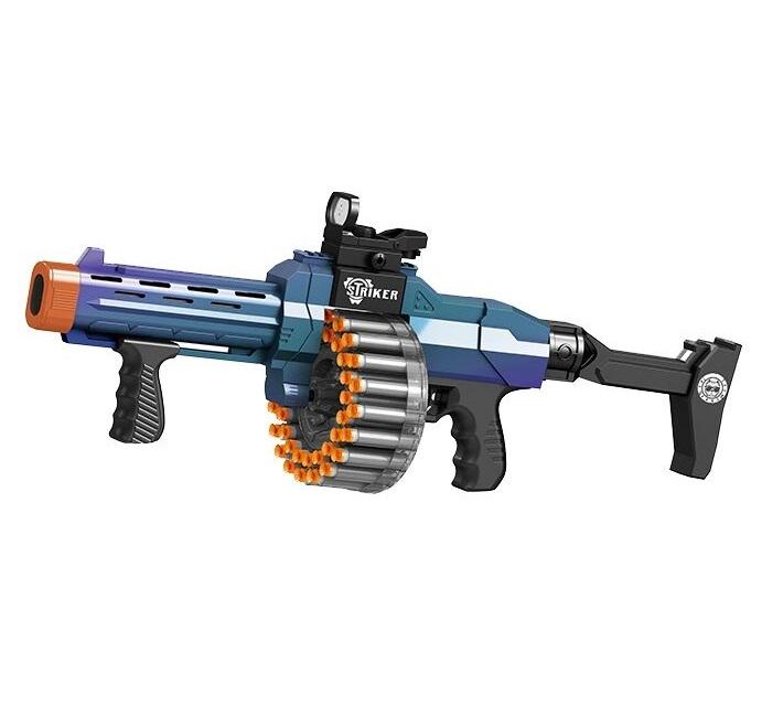 Автомат з помповим механізмом Striker розбірний приклад/приціл із підсвічуванням/магазин/40 м’яких куль Multicolor (152380)