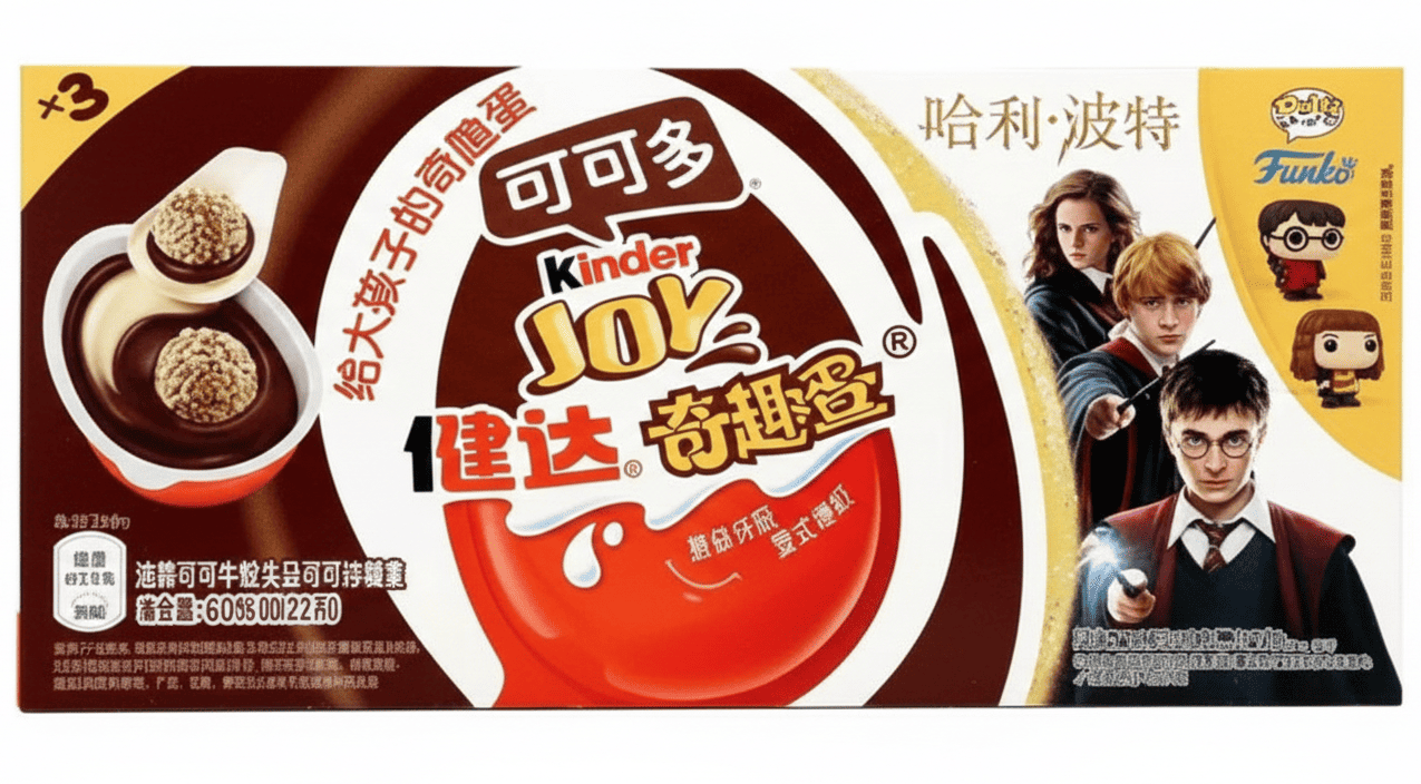 Шоколадні яйця Kinder Joy Funko Harry Potter 3 шт. х 20 г (2896360267)