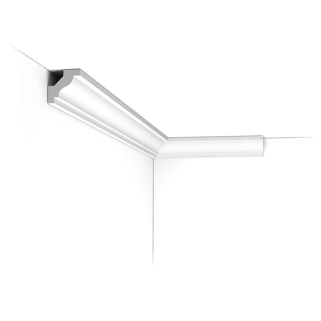 Карниз поліуретановий жорсткий Orac Decor C230 29x29x2000 мм (28872128)
