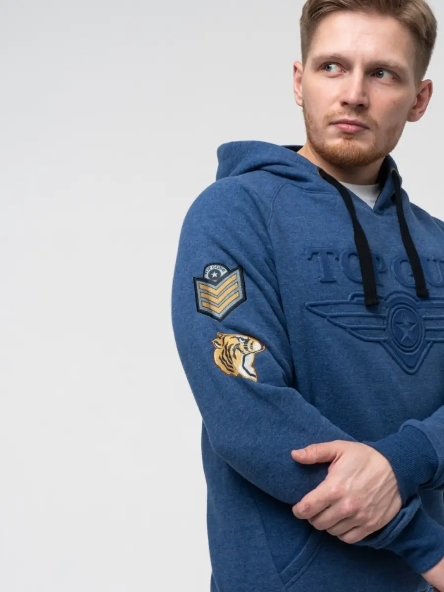 Толстовка Top Gun 3D Logo Hoodie XS Navy (TGD1912NXS) - фото 6