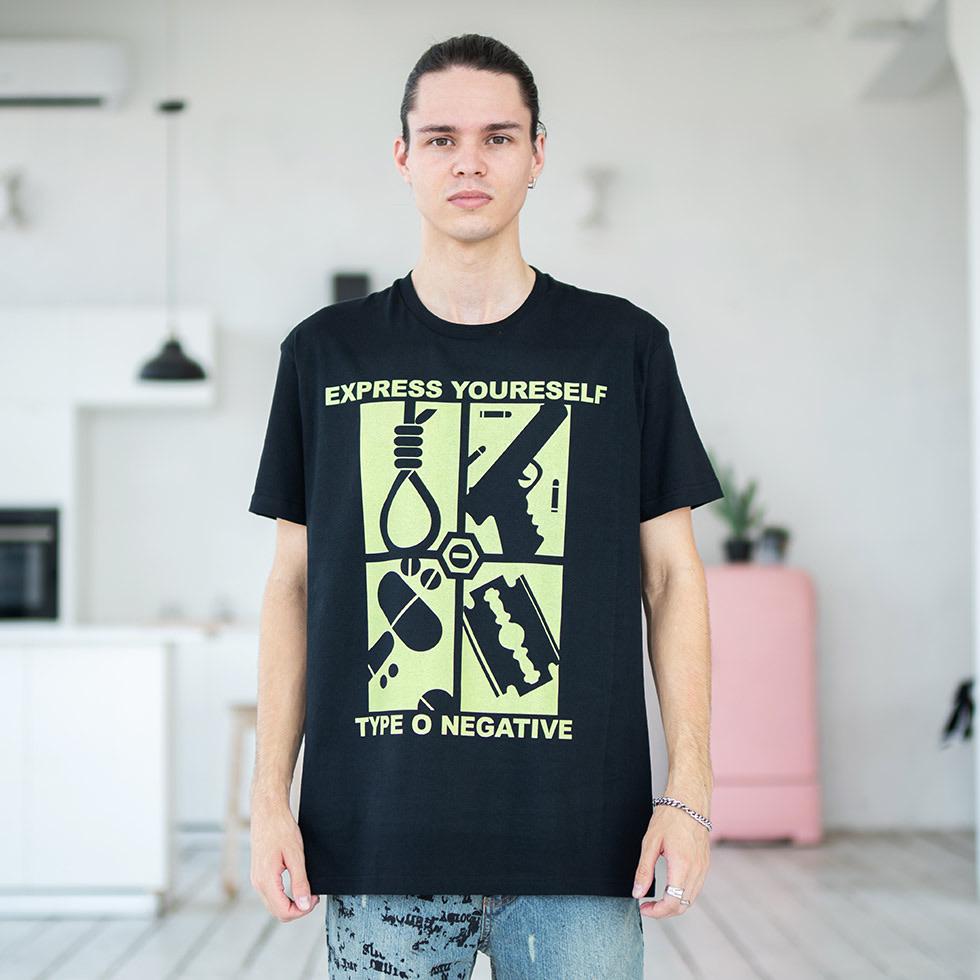 Футболка унисекс Type O Negative Express Yourself 4XL Черный (00000009569) Футболка унисекс Type O Negative Express Yourself 4XL Черный (00000009569)