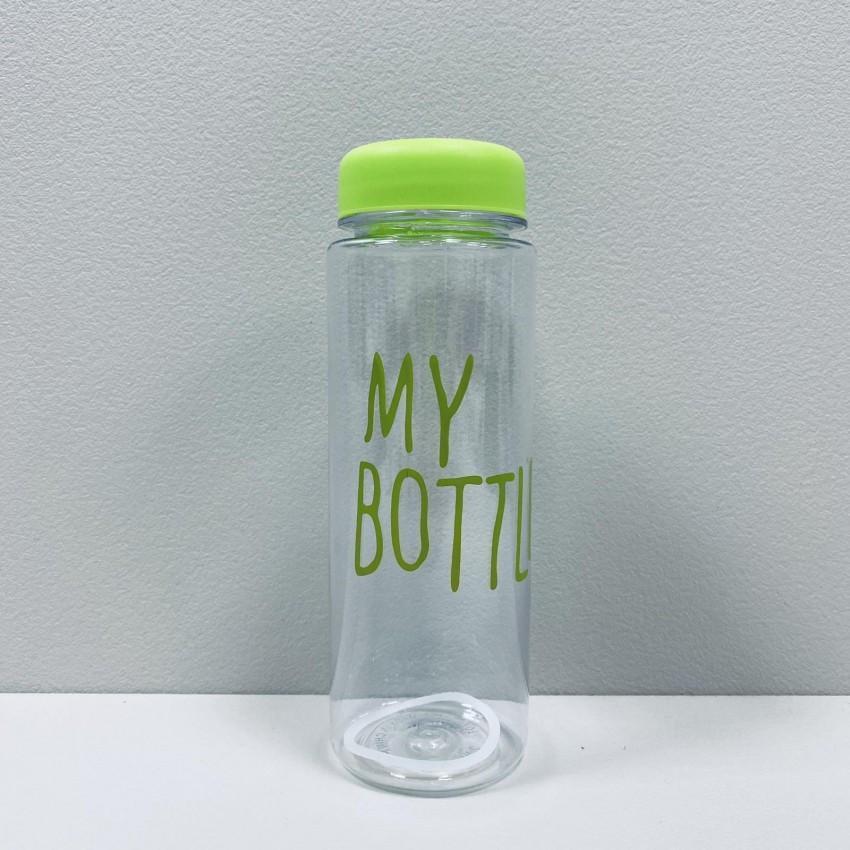 Бутылка для воды My Bottle с чехлом 500 мл Прозрачный/Салатовый (500-500)