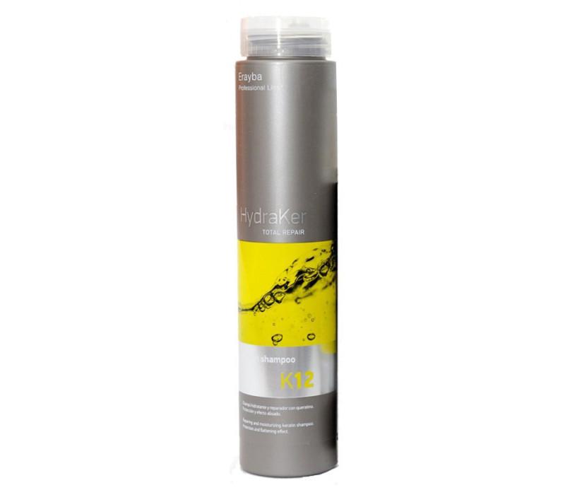 Шампунь кератиновий без сульфатів Erayba HydraKer K12 Keratin Shampoo 250 мл (130015)