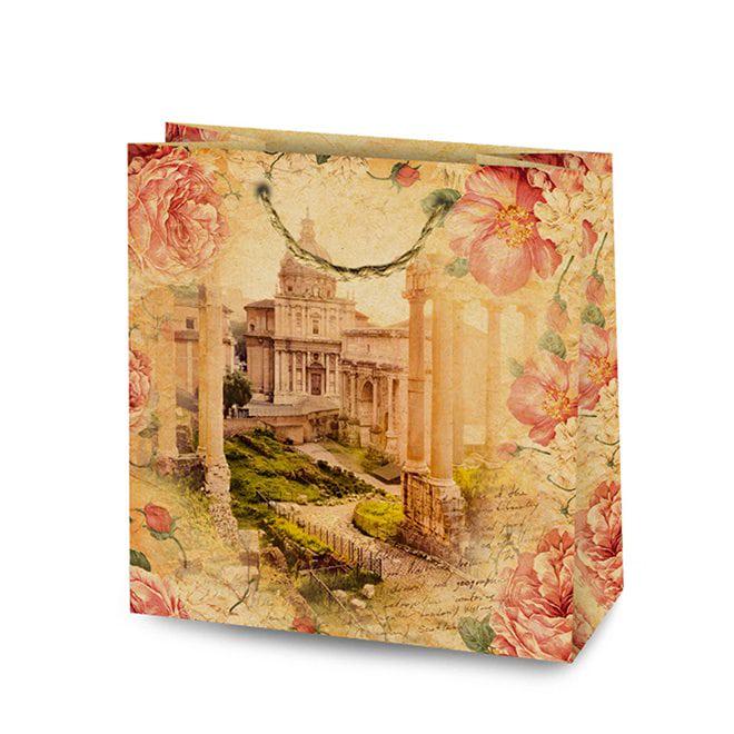 Пакет подарочный крафт Flora микс 16х7,5х16 см 10 шт. (8460) Пакет подарочный крафт Flora микс 16х7,5х16 см 10 шт. (8460)