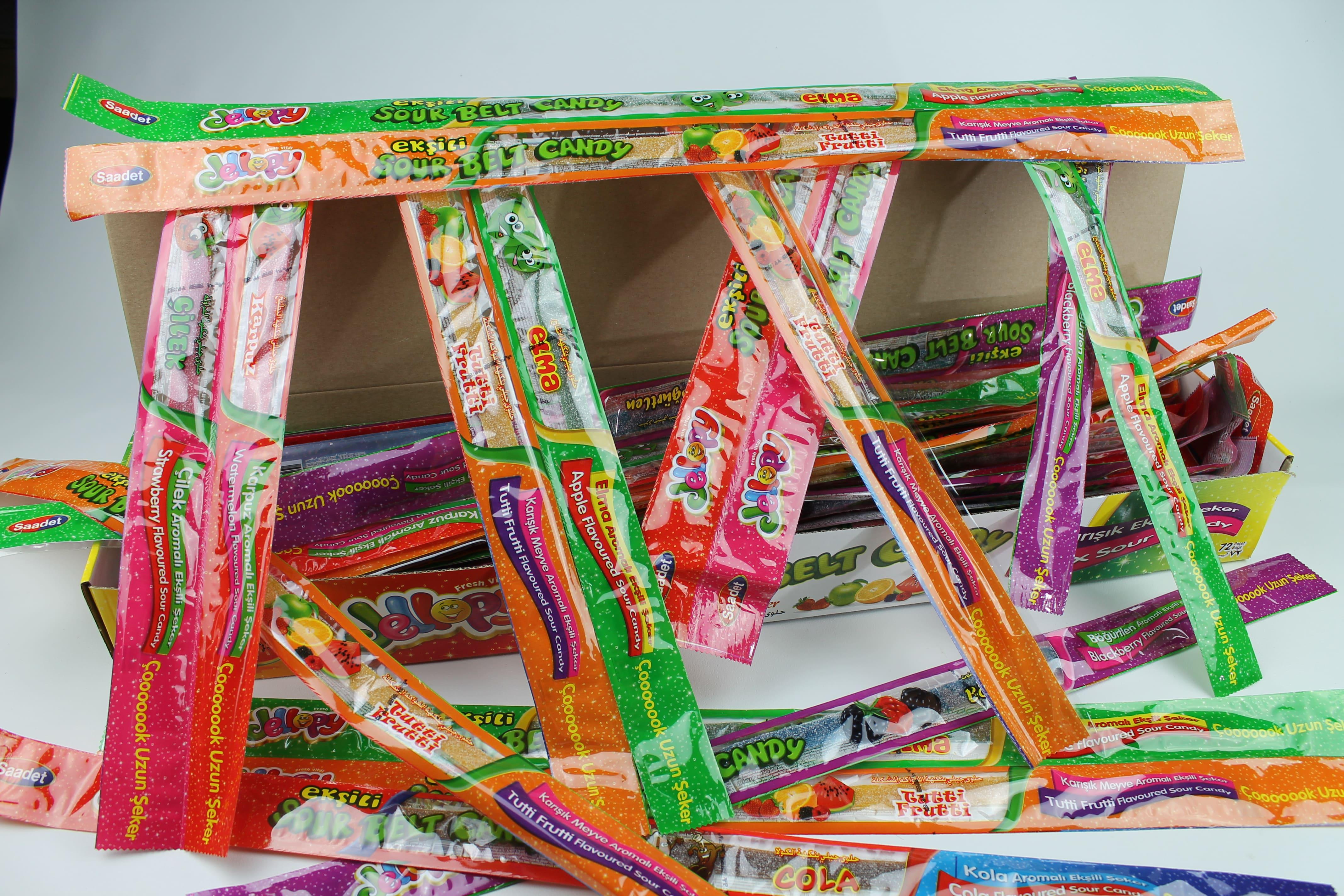 Желейна цукерка Jellopy Довгі язики з фруктово-ягідними смаками (1259424094)