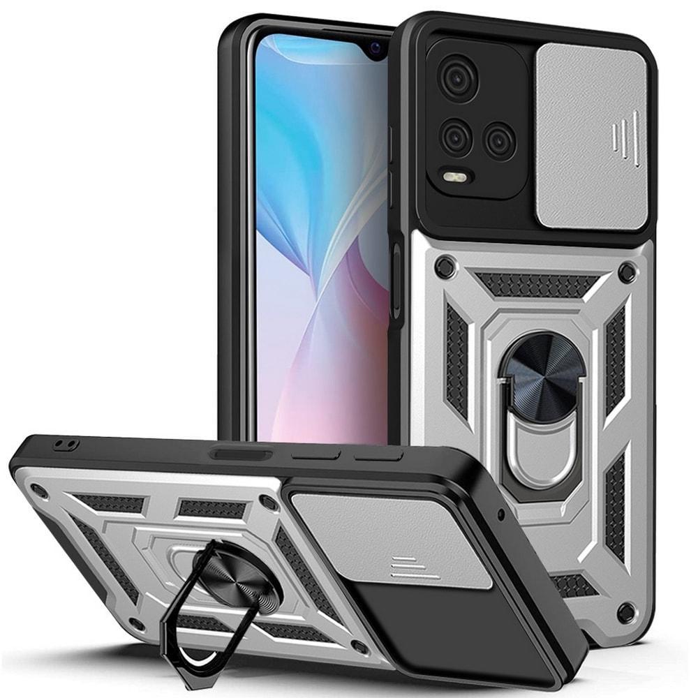 Чехол с защитой камеры 3DGuard Vivo Y33s Silver (32483-59)