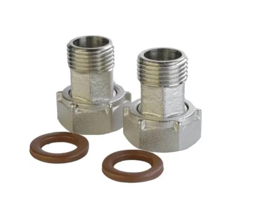 Комплект штуцерів VA для лічильника нікельований з прокладкою 3/4"х1/2" ВЗ 3/4"х1/2" ВЗ (Б2709-1КбАнк) Комплект штуцерів VA для лічильника нікельований з прокладкою 3/4"х1/2" ВЗ 3/4"х1/2" ВЗ (Б2709-1КбАнк)