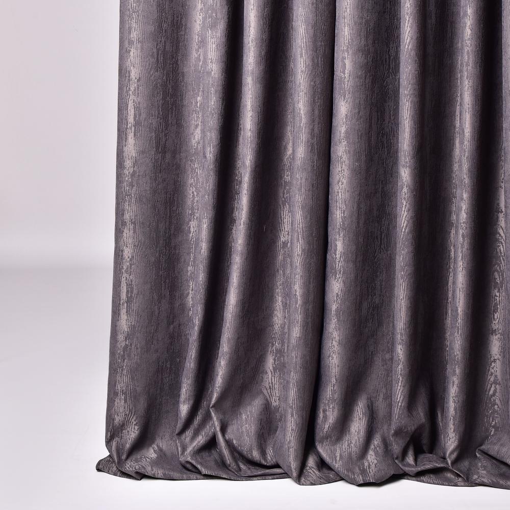 Ткань портьерная жаккардовая Кора Антрацит (25452)