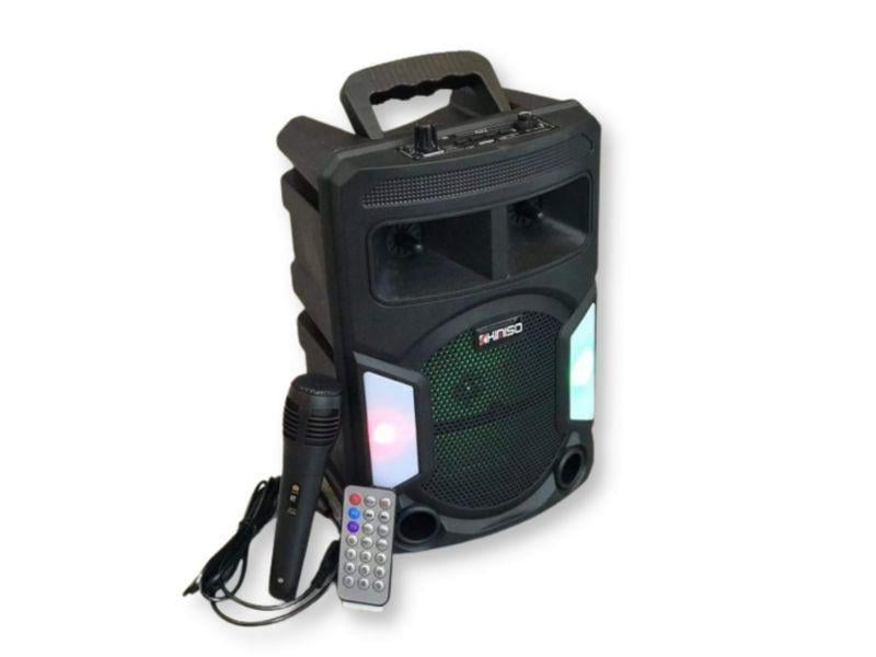 Колонка портативна XPRO QS-628 з підсвіткою 15 Вт USB/AUX/FM/Bluetooth Чорний (QS-628)