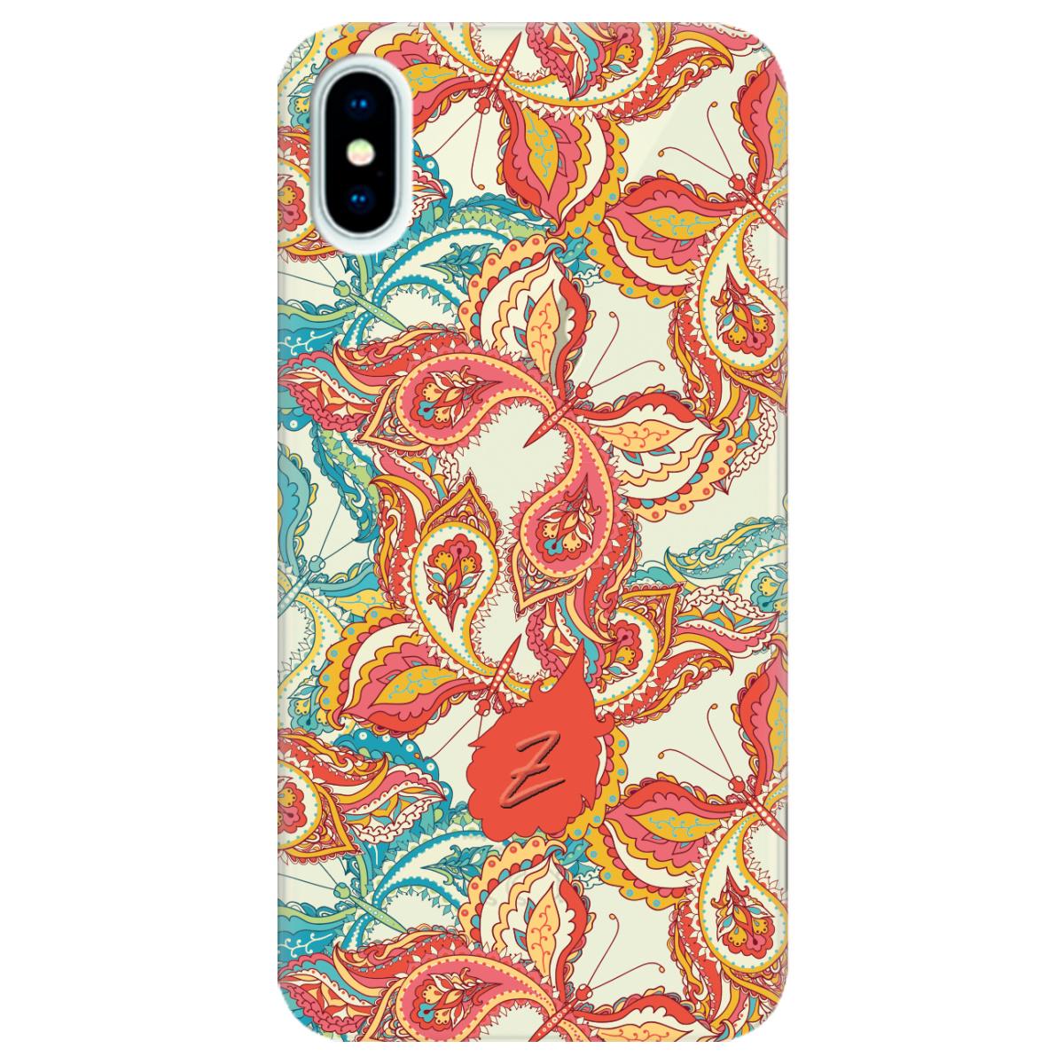 Силиконовый чехол Zorrov для Apple iPhone X - Silvestres flores (10290050153033442)